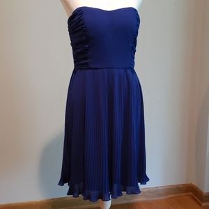 Strapless Blue Dress Size Medium